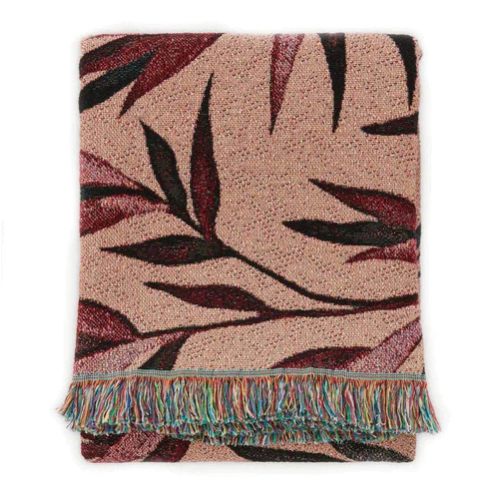 Growth (Blush) Recycled Cotton Woven Throw
