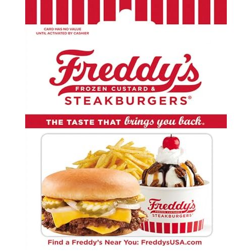 Freddy’s Frozen Custard & Steakburgers Gift Card