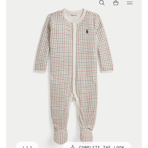 Tattersall Cotton Footed Coverall
