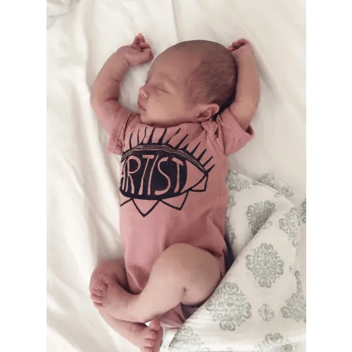Artist Eye Baby Bodysuit, Hippie Baby — Hippie Baby Co
