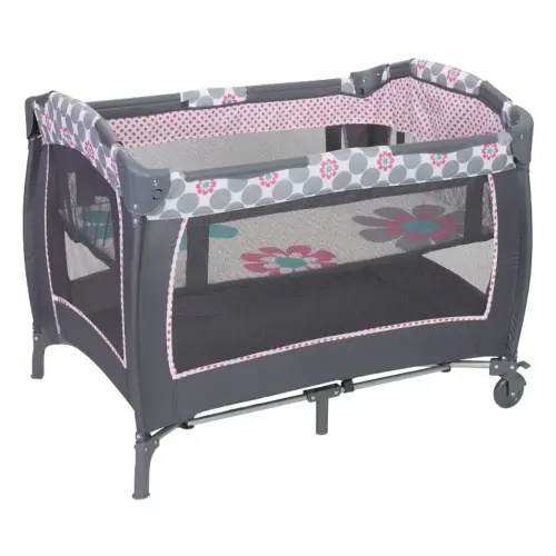 Lil' Snooze™ Deluxe II Nursery Center® Playard, Daisy Dots Playards - AliExpress