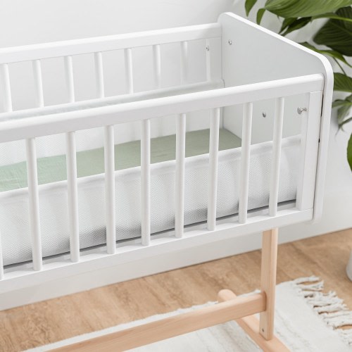 Comfy Cubs Wooden Bedside Bassinet Sleeper