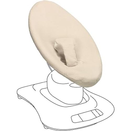 UKJE Baby Rocker Cover Compatible with 4moms MamaRoo 4 Old Model Before 2022, Soft Washable Protective Liner Cover for Baby Swing Bouncer Rocker, Fits Mama Roo Baby Swing, Beige