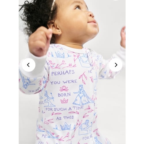 Queen Esther PJ Footed Onesie Cotton – Holy Pals