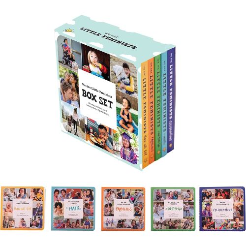 We Are Little Feminists Box Set: Families, How We Eat, On-the-Go, Celebrations, & Hair: Diverse, Inclusive, & Intersectional Board Books