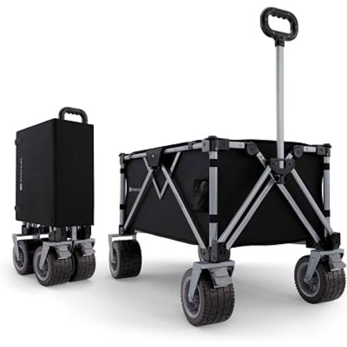 Kinderkraft ROLLSTER Foldable Wagon, Black