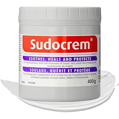 Sudocrem - Diaper Rash Cream for Baby, Soothes, Heals, and Protects, Relief and Treatment of Diaper Rash, Zinc Oxide Cream - 400g