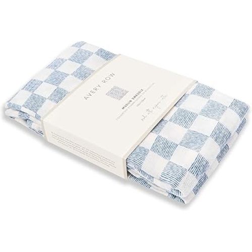 Avery Row - Muslin Swaddle - Waves