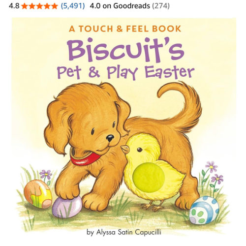 Biscuit's Pet & Play Easter: A Touch & Feel Book: An Easter And Springtime Book For Kids