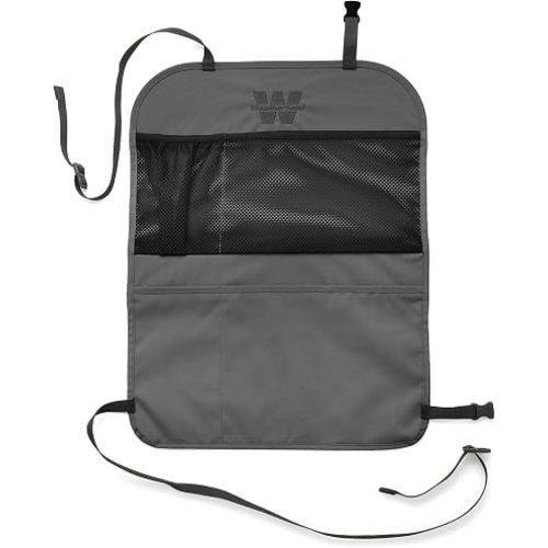 WeatherTech Seat Back Protector - Universal Kick Mat and Organizer for The Back of Your Seat - Grey