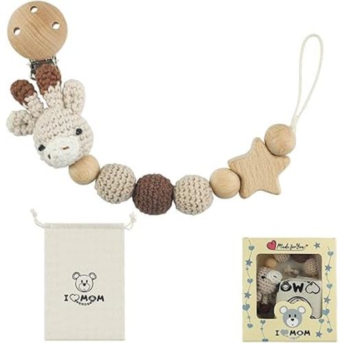 16cm Baby Holder Clip Chain Teething Toy Strap Fall Soother Belt Nipple Lanyard Belt Strap