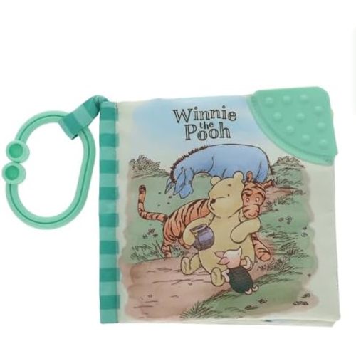 Kids Preferred Winnie The Pooh Soft Book with On The Go Clip, 5 Inches