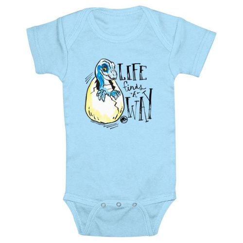 Infant's Jurassic World Life Finds a Way Bodysuit - Light Blue - 24 Months