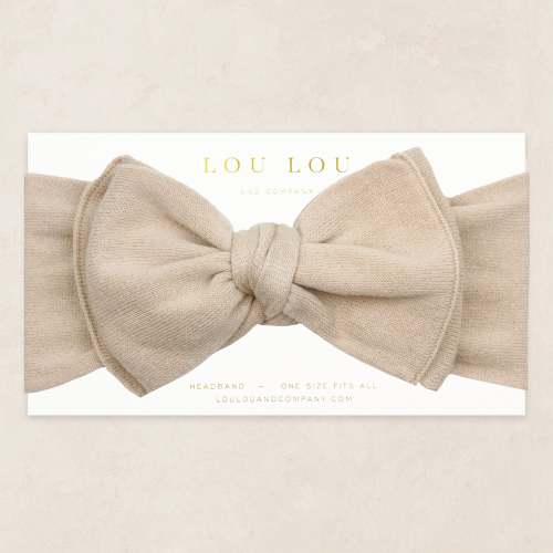 Knit Headband - Tan