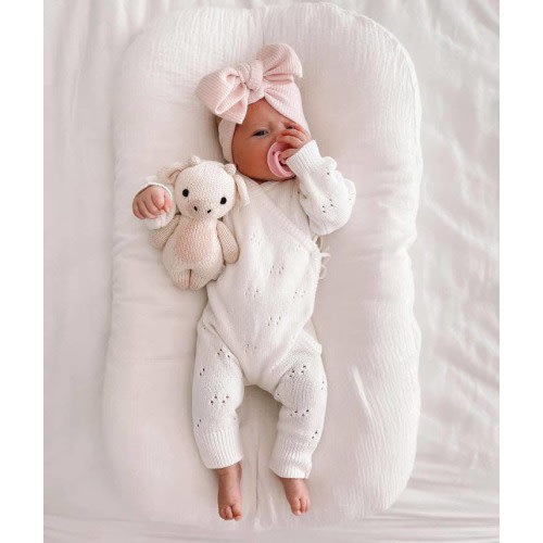 Milk Pointelle Cotton Romper with Side Tie – The Honey and Bro Co.