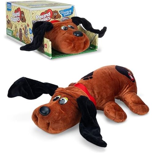 Pound Puppies Reddish Brown with Black Spots Plush Toy
