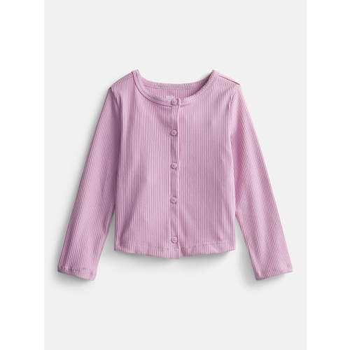 Wonder Nation Toddler Girls' Ribbed Cardigan with Long Sleeves, Sizes 18M-5T
