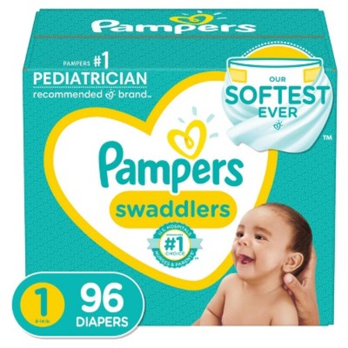 Pampers Swaddlers Active Baby Diapers Enormous Pack - Size 2 - 148ct