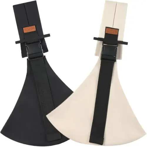 2 Packs Toddler Carrier,Baby Sling Carrier,Baby Sling,Lightweight, Portable, Ergonomic-Designed, Travel-Friendly, Secure & Safe Baby Carriers(Black+Beige)