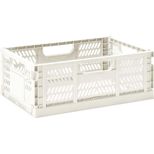 3 Sprouts modern folding crate - cream - large