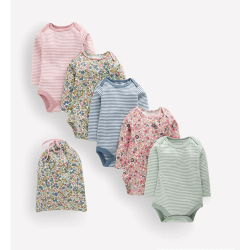 Boden Five-Pack of Onesies, size 6-9 months