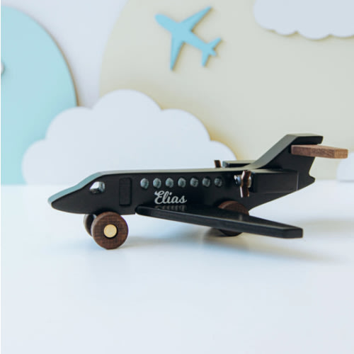 Personalized Wooden Plane Toy