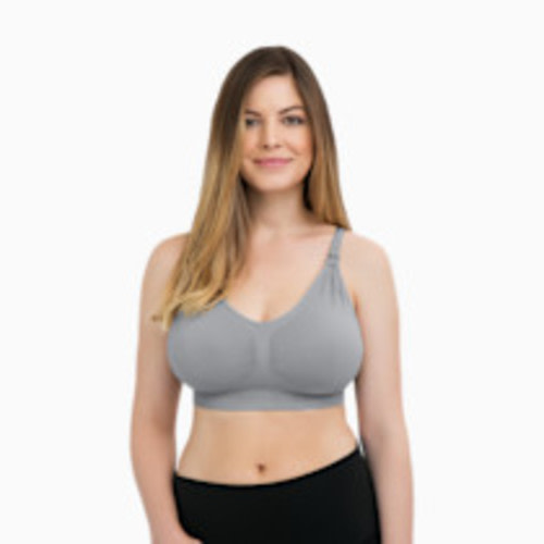 Kindred Bravely Simply Sublime Seamless Nursing Bra For Breastfeeding - Slate Grey, Medium