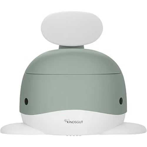 Kindsgut Potty Training Toilet in Whale Design, Designed in Germany, Potty Training in a Beautiful Design, Pistachio