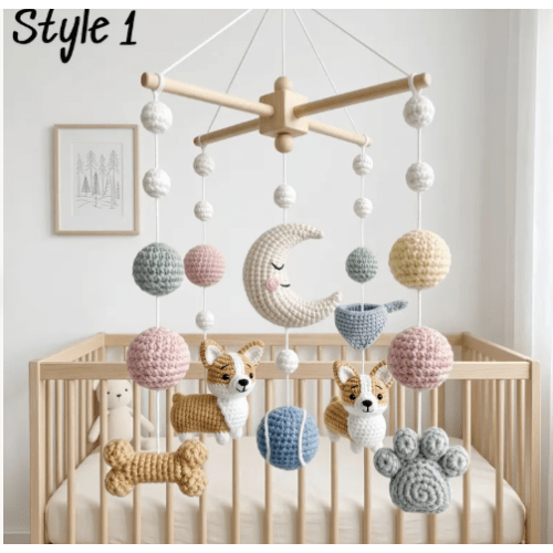 Corgi Crib Mobile