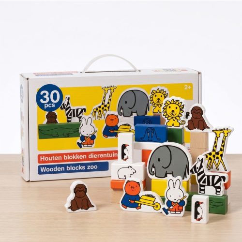 Miffy Wooden Blocks Zoo (30 pcs) - Miffytown