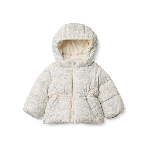 Amazon Essentials x Sofia Grainge Girls' Water-Repellent Hooded Puffer Jacket