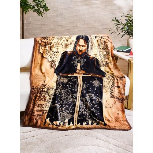 The Lord of The Rings Aragorn Map Throw Blanket - BoxLunch Exclusive