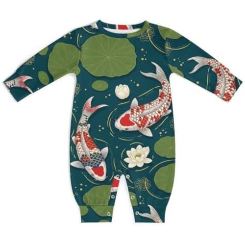 Infant Baby Boys Girls Jumpsuit Long Sleeve Romper Leopard Skulls One-Piece Clothes Outfits