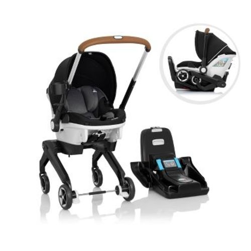 Evenflo Gold Shyft DualRide Infant Car Seat and Stroller with Storage Bag & Canopy - Moonstone Gray