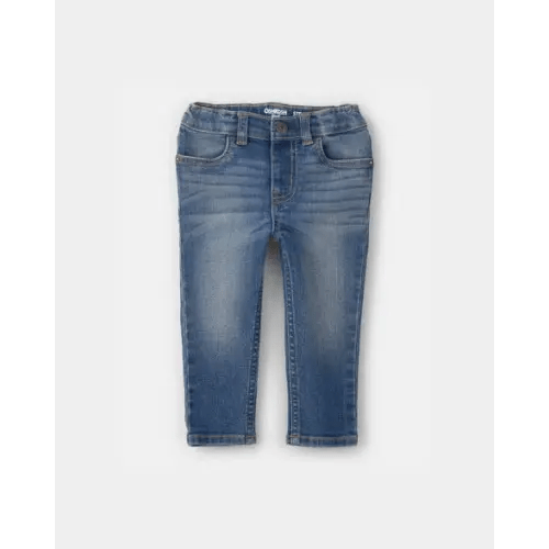 Baby Dark Blue Wash Straight-Leg Jeans - OshKosh B'gosh | Carter's