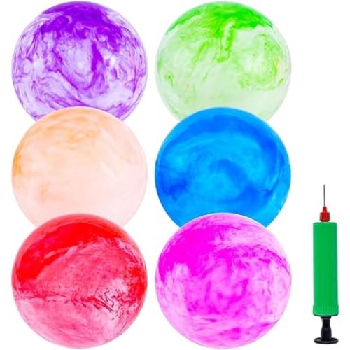 3 otters 6 PCS Playground Balls, 8.5 Inch