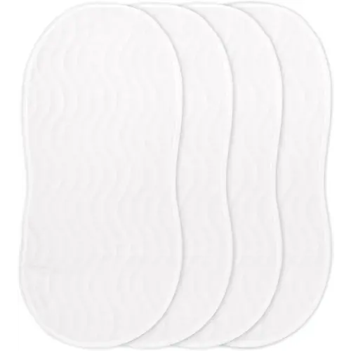 Ubbi Baby Reusable Changing Pad Covers, Easy to Clean, Waterproof, 4 Count