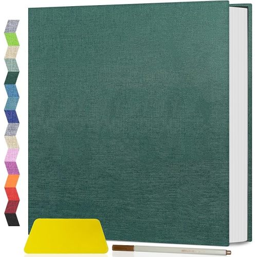 Photo Album Self Adhesive Scrapbook Album for 4x6 5x7 8x10 Pictures DIY Photo Book as Scrapbooking Supplies Kits, Birthday Gifts for Women Mom Wedding Baby Family Travel