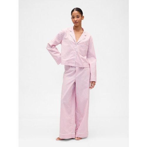 Relaxed Poplin PJ Set | Gap Factory