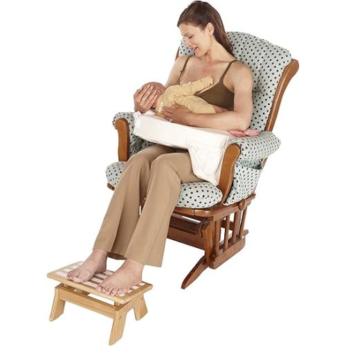 My Brest Friend Nursing Stool Adjustable for Comfort, Wood