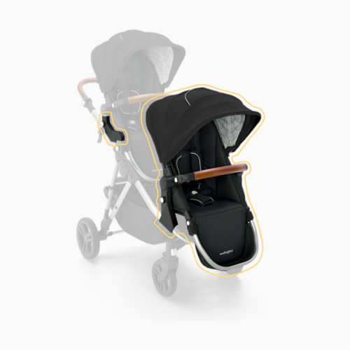 2nd Seat Kit 2.0 - Black/Windowpane Canopy With Penny Leather