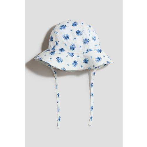 FLORAL-PRINT SUN HAT