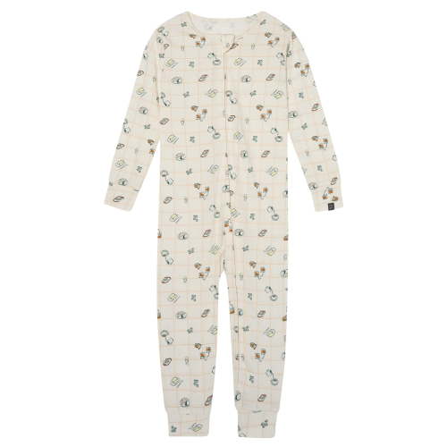Modern Moments by Gerber Toddler Neutral Super Soft One-Piece Pajamas, Sizes 12 Months - 5T