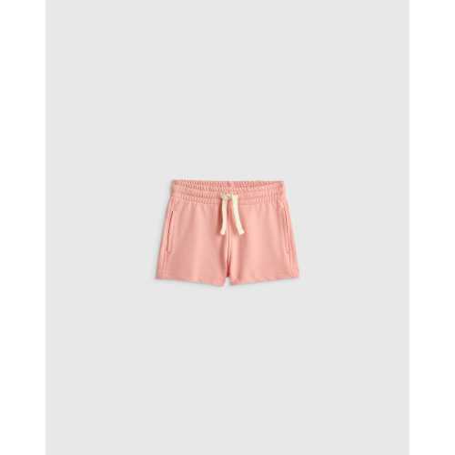 100% Organic Cotton French Terry Short in Coral Pink