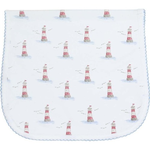 Lighthouse Print Burp Cloth