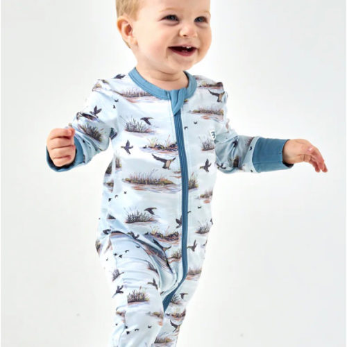 Duck Hunt Baby Zip Up | Hunting Infant Gift | BURLEBO