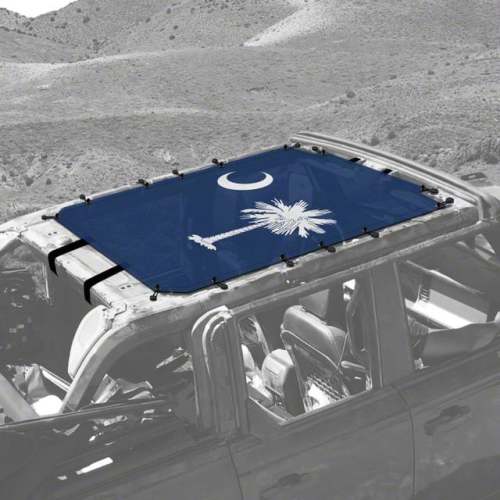4x4 Attitude Sunshade; South Carolina Flag (21-25 Bronco 4-Door)