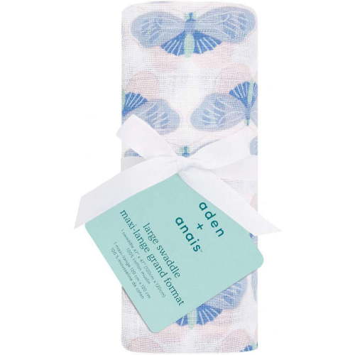 aden + anais, classic swaddle, deco-butterflies