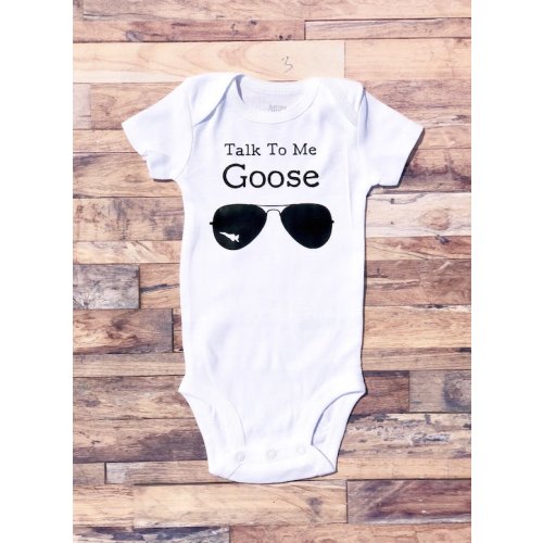 Talk to Me Goose-top Gun-onesie - Etsy