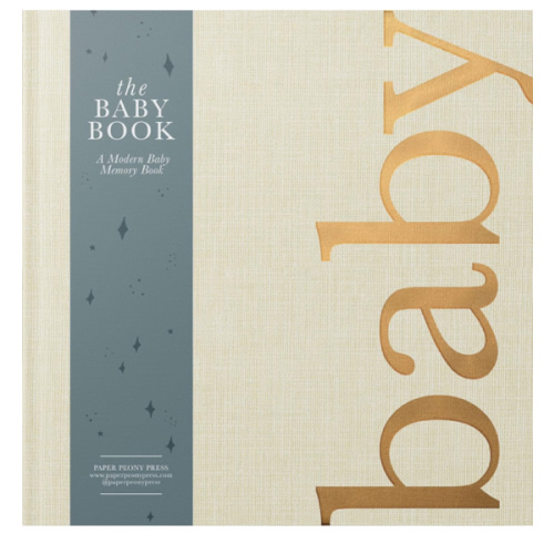 The Baby Memory Book: Beautiful Modern Baby Book and Scrapbook for Baby's First Years to Track Special Moments, Milestones and Growth from Pregnancy to First 5 Years